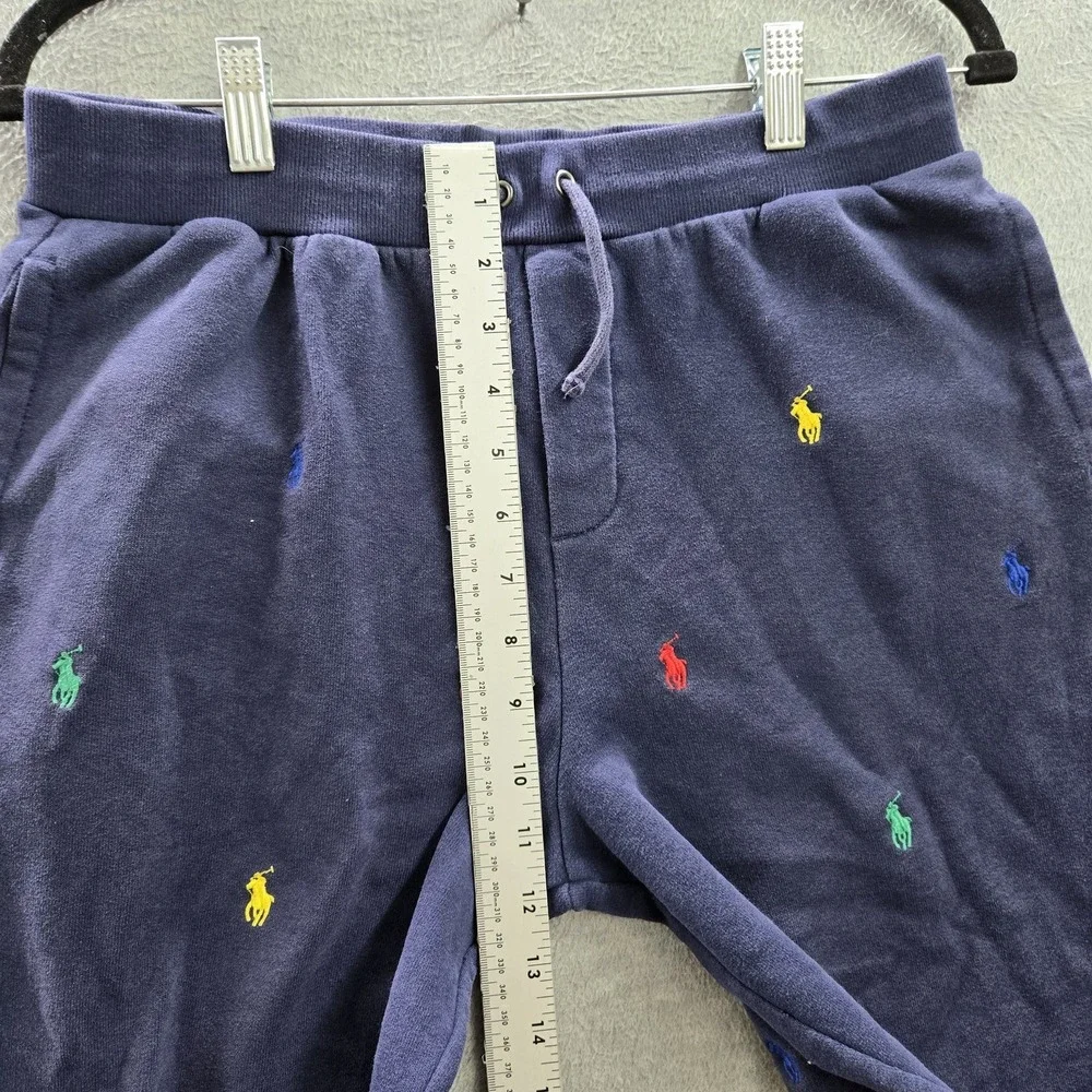 Polo Ralph Lauren Boy Pants XL‎ (18-20) Navy Pony AOP Embroidery Sweatpants